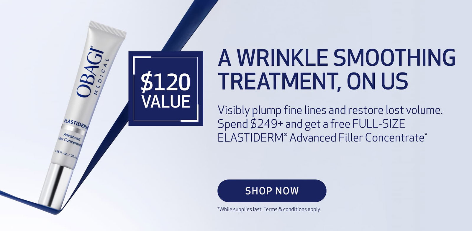 $120 value. a wrinkle smoothing treatment, on us. use code: FREEFILLER. SHOP NOW