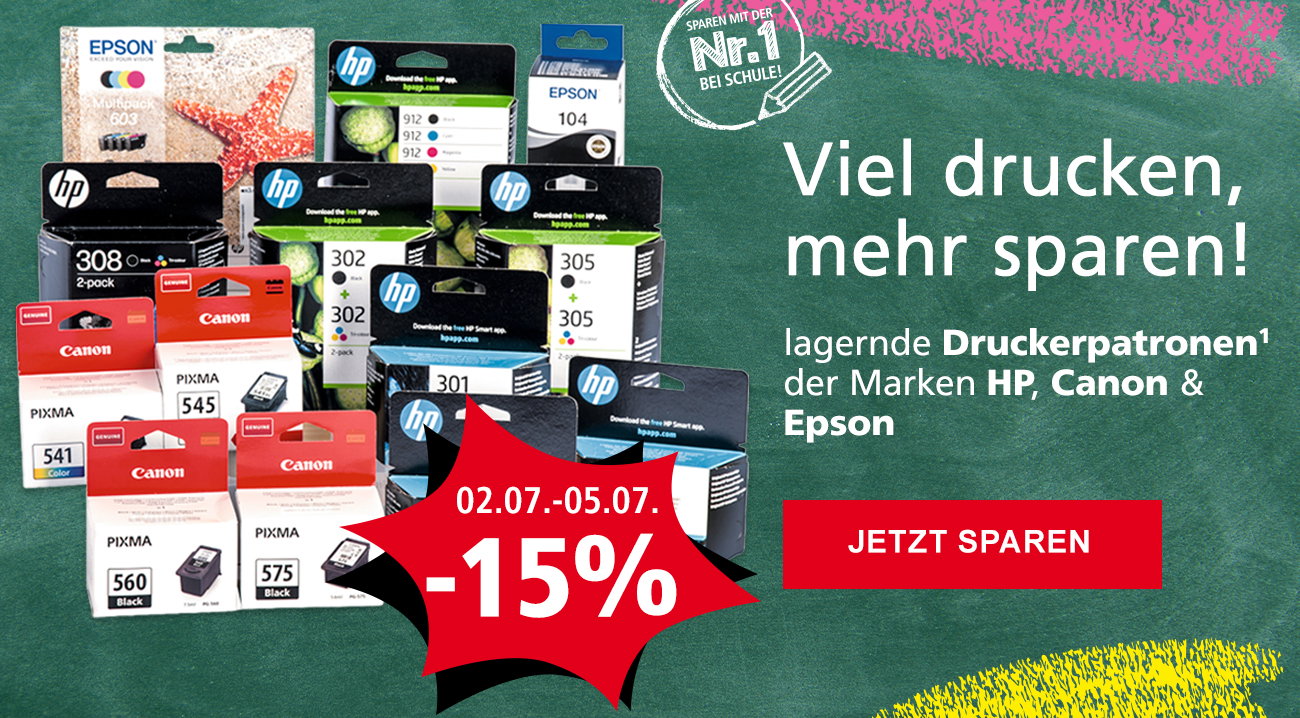 Druckerpatronen Aktion