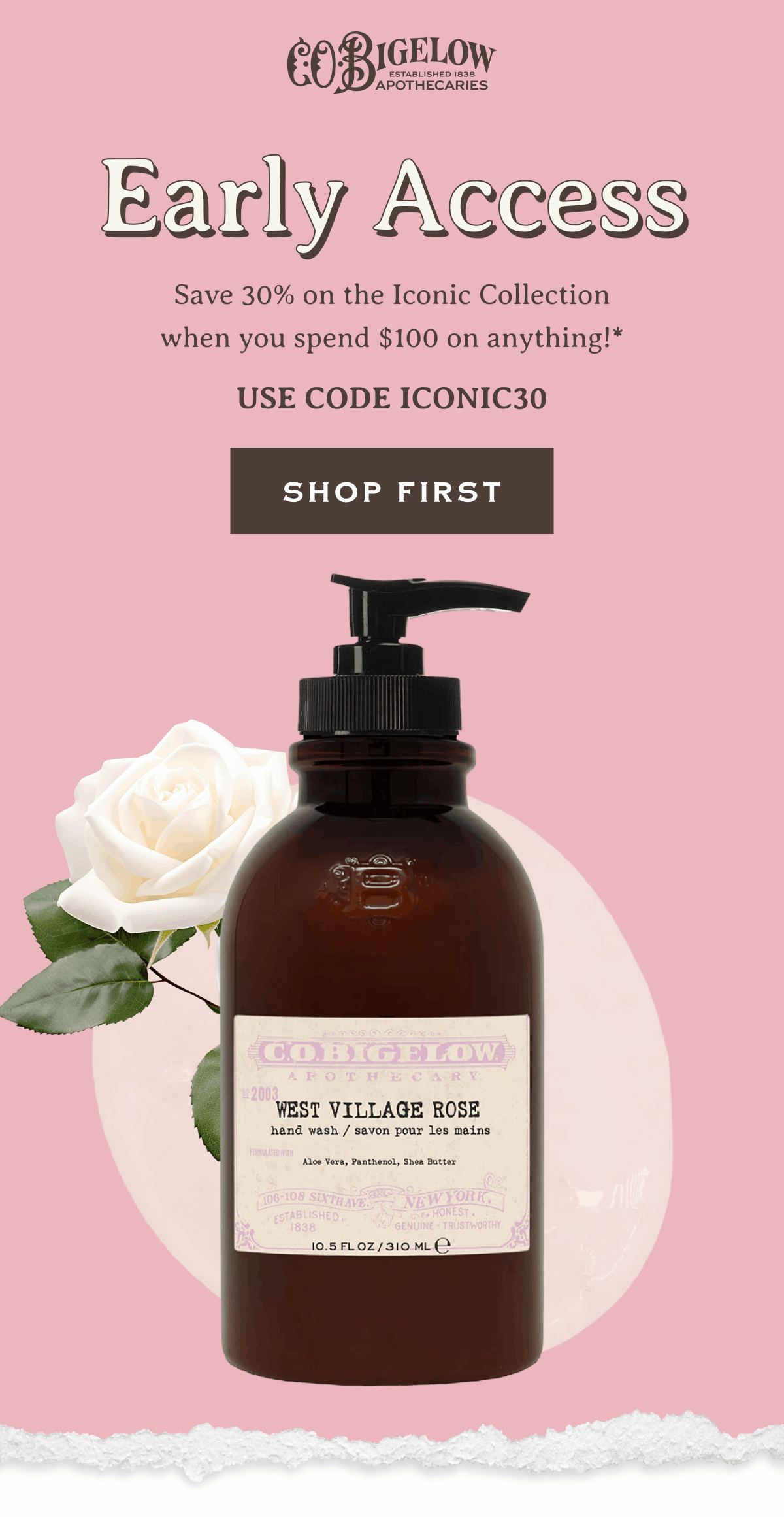 Early Access | Save 30% on the Iconic Collection when you spend $100 on anything!* | USE CODE ICONIC30 | SHOP FIRST 