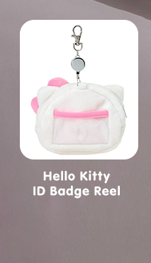 Hello Kitty Plush ID Badge Holder & Reel