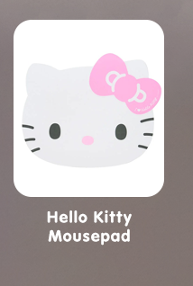 Hello Kitty Mouse Pad (I Love Hello Kitty Series)