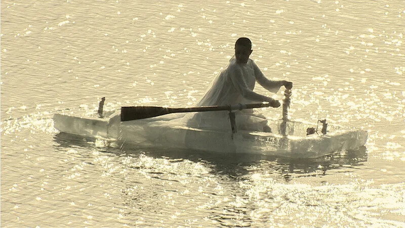 Man on a boat