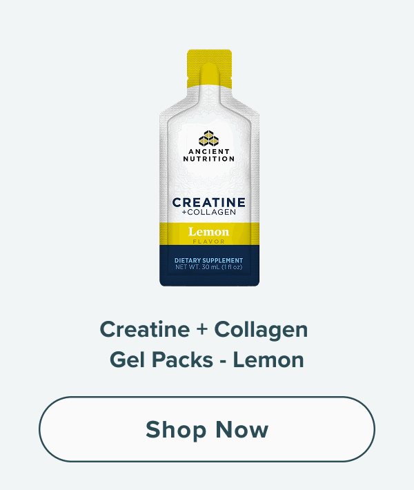 Creatine + Collagen Gel Packs (Lemon)