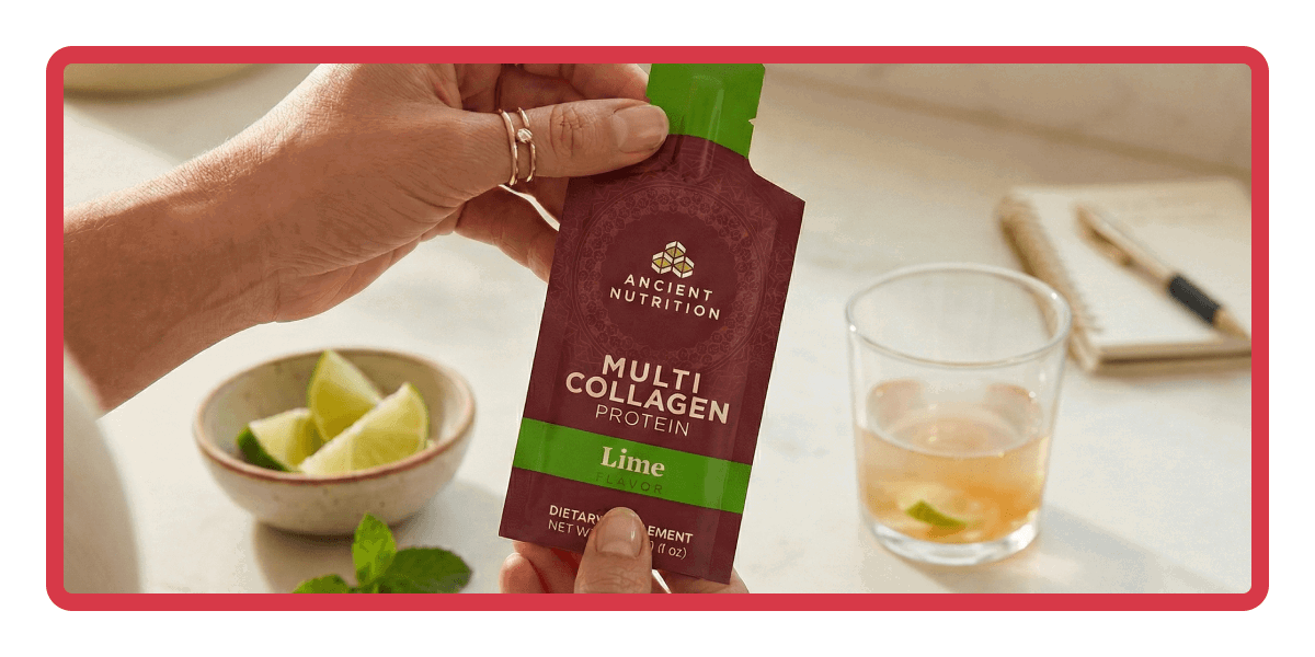 Multi Collagen Protein Gel Packs Lime