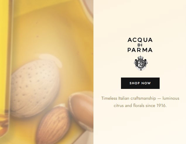 Timeless Italian craftsmanship — luminous citrus and florals since 1916.