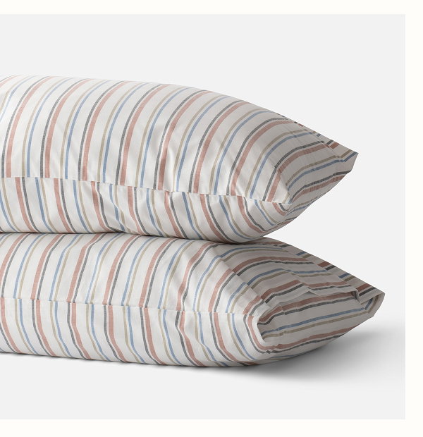 Fresh Stripe Pillow Case Set