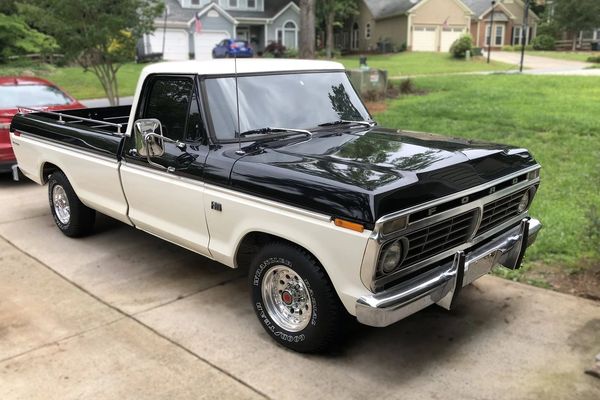 Unmodified Dent Side:  1973 Ford F100 Long Bed Pickup