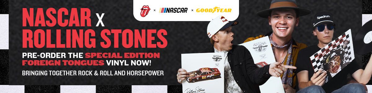 NASCAR x Rolling Stones | Pre-order the special edition vinyl