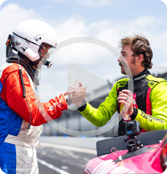 Image of Ryan Blaney and Keegan-Michael Key