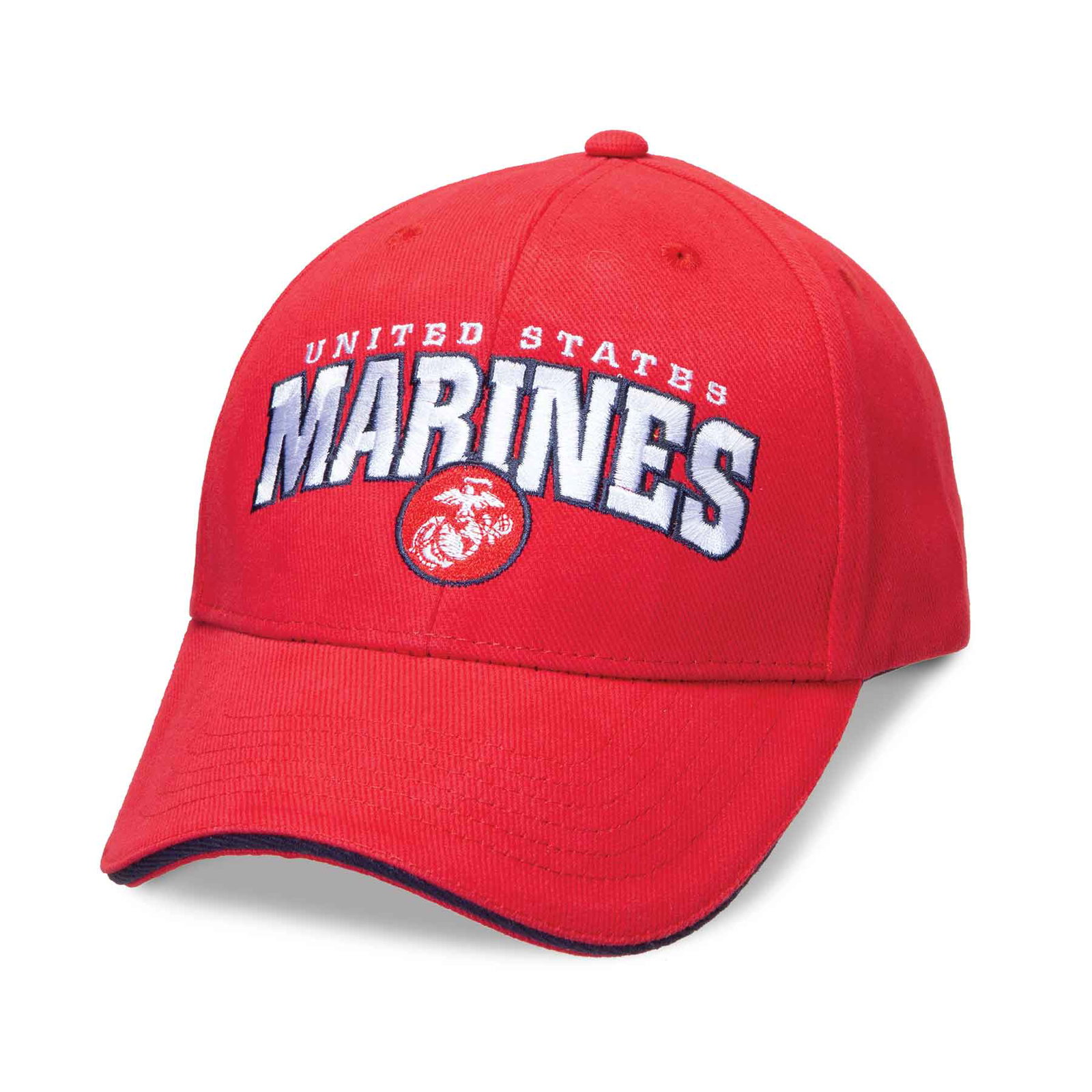 Image of Eagle, Globe, and Anchor Marines Hat – Red or Navy