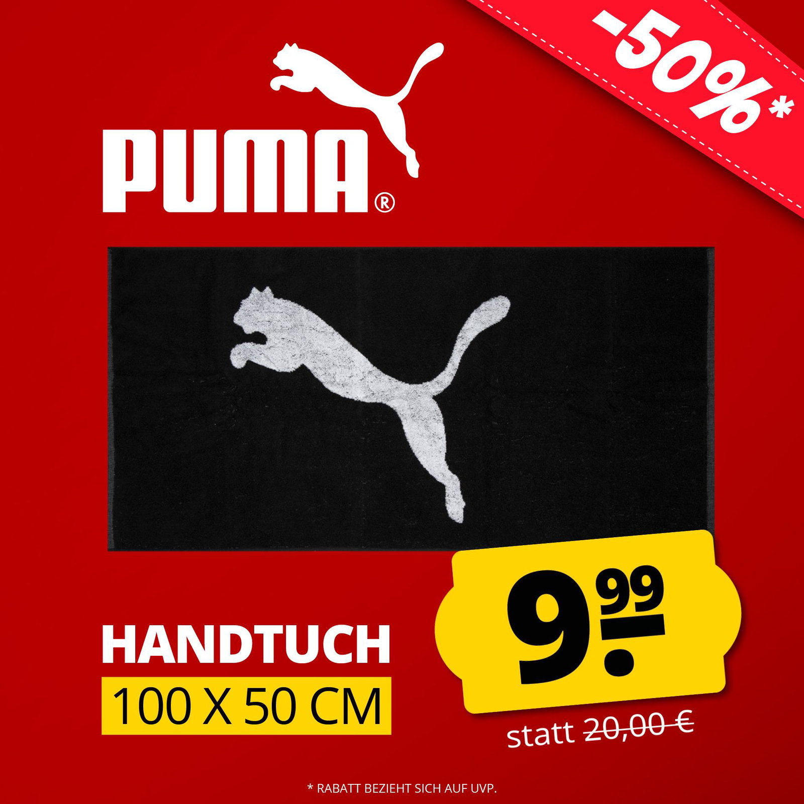PUMA Towel 50 x 100 cm Handtuch