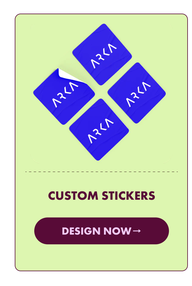 Custom Stickers - Design Now