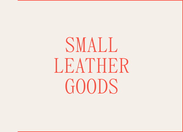 Archive Sale Small Leather Goods