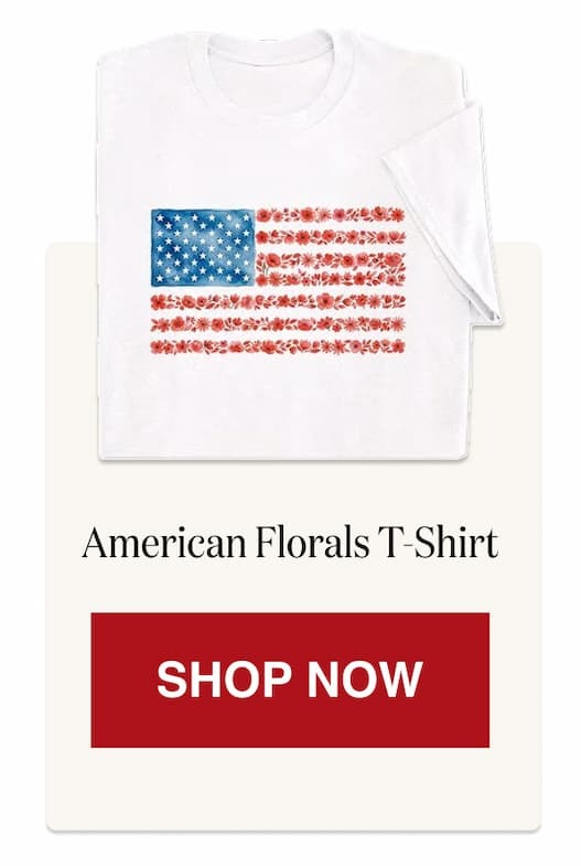 American Florals T-Shirt [Click here to Shop Now]