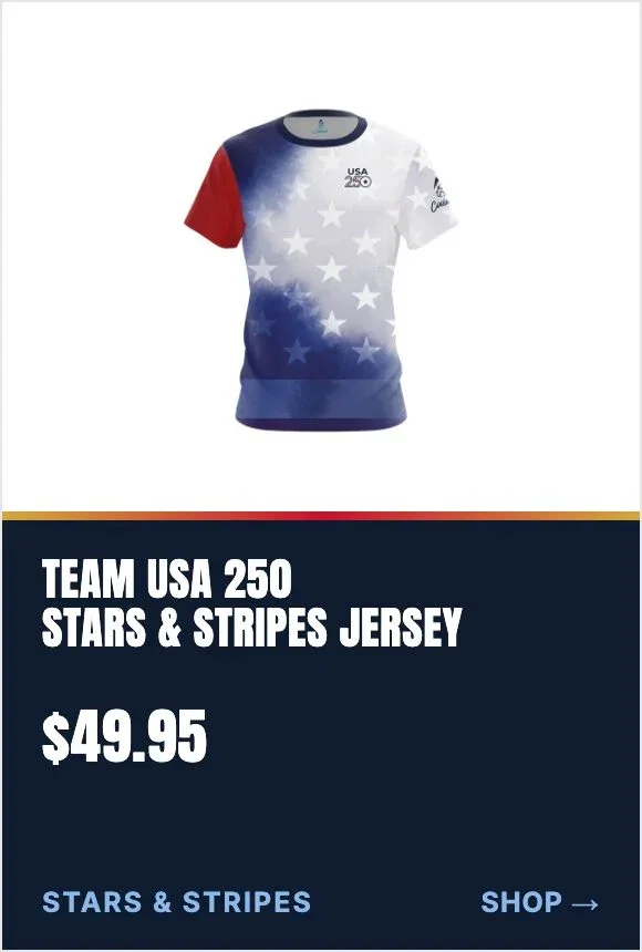 Team USA 250 Stars and Stripes Jersey, $49.95