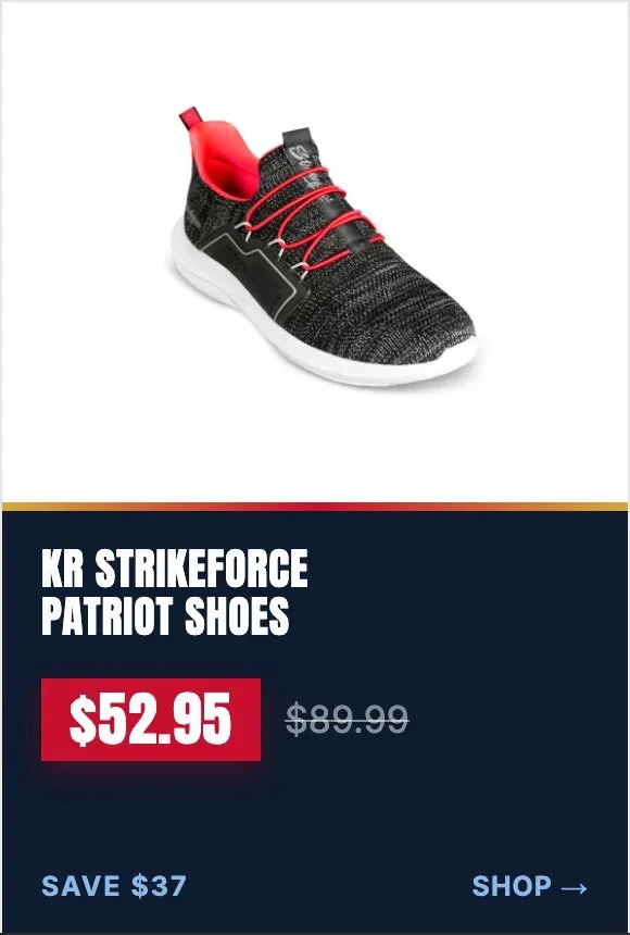 KR Strikeforce Patriot Shoes, sale $52.95, was $89.99, save $37