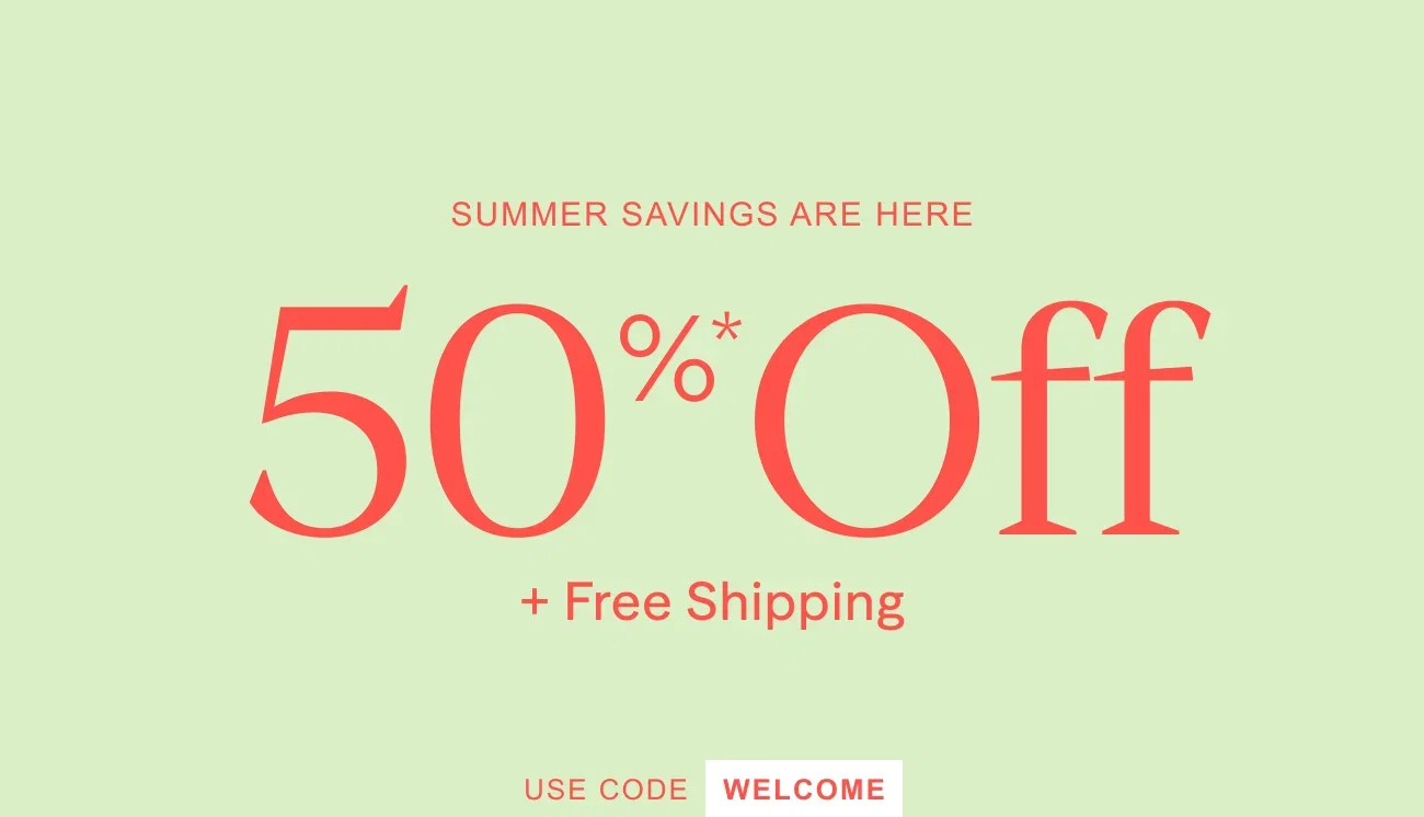 Summer savings are here | 50% Off + Free shipping | SALE | terms apply