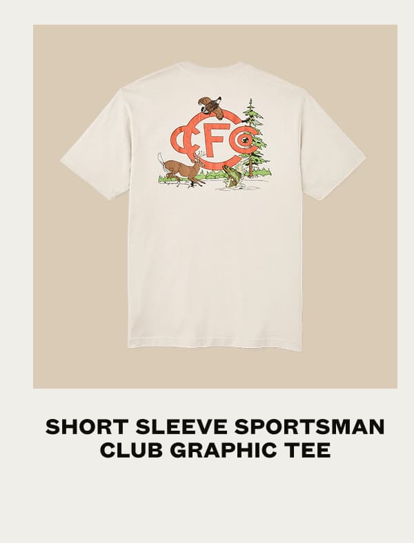 Short Sleeve Sportsman Club Graphic T-Shirt