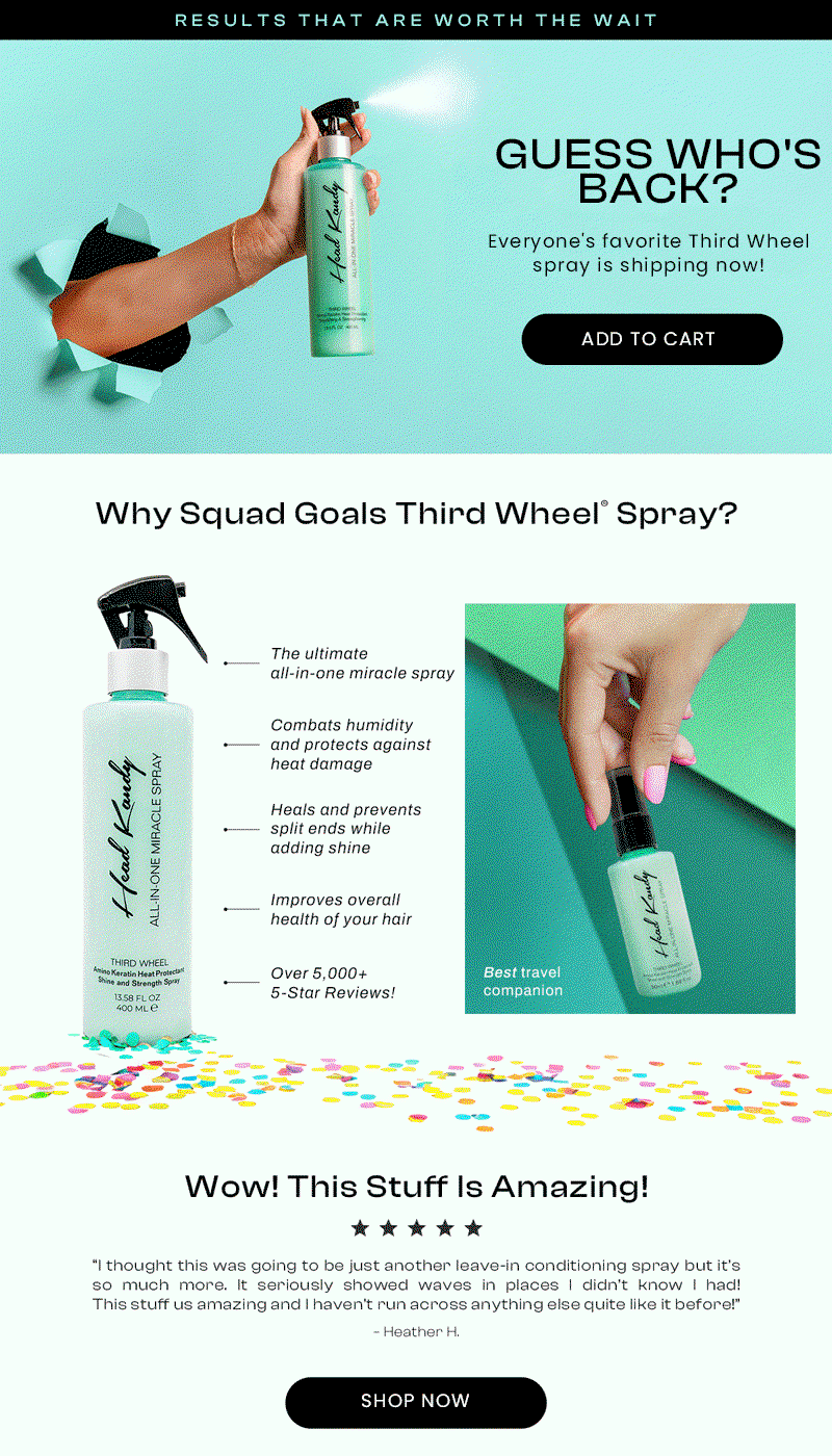 BEST-SELLING HAIR PRODUCTS