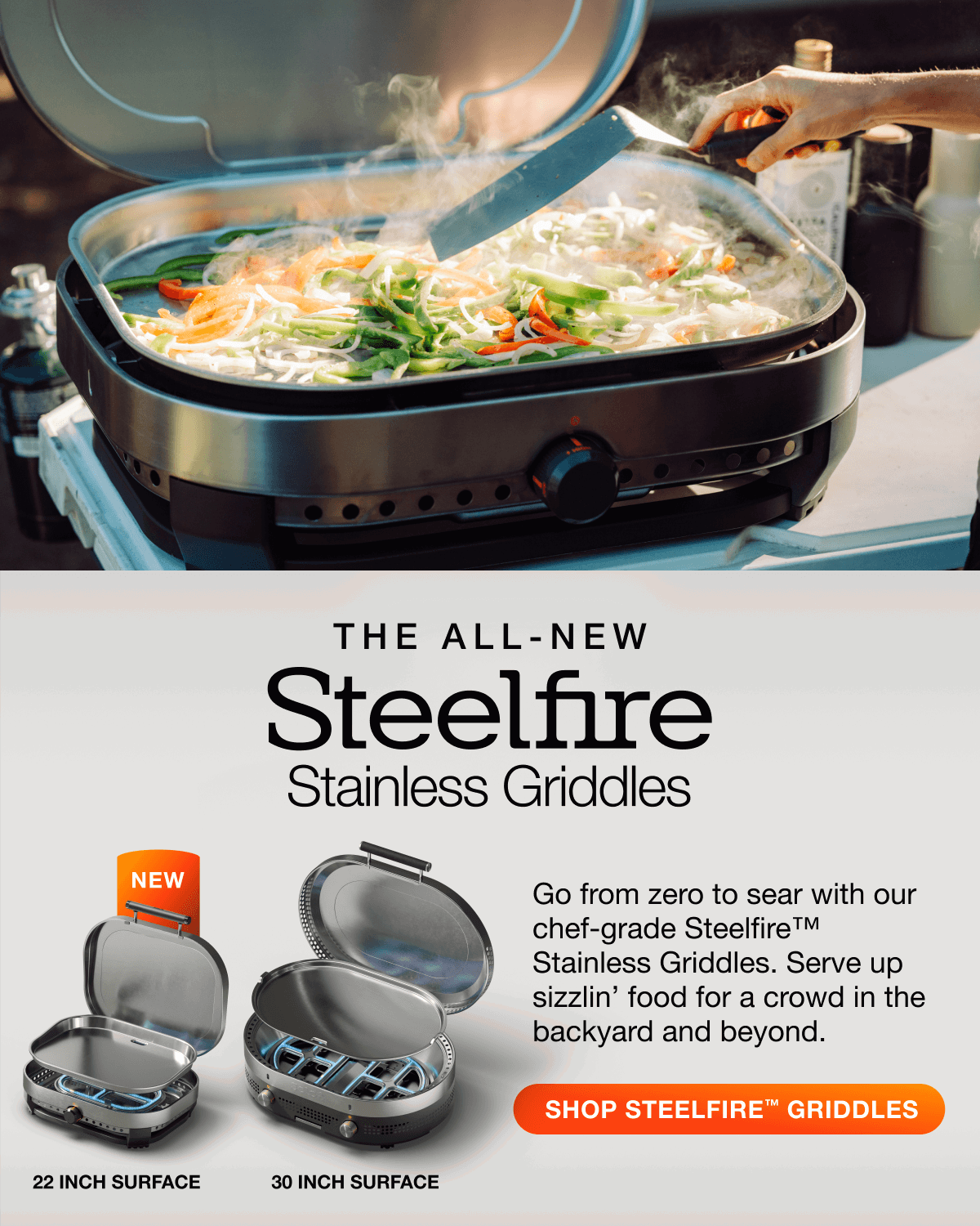 Steelfire Stainless Griddles