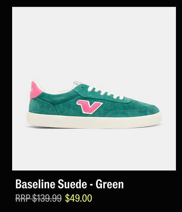 baseline suede green