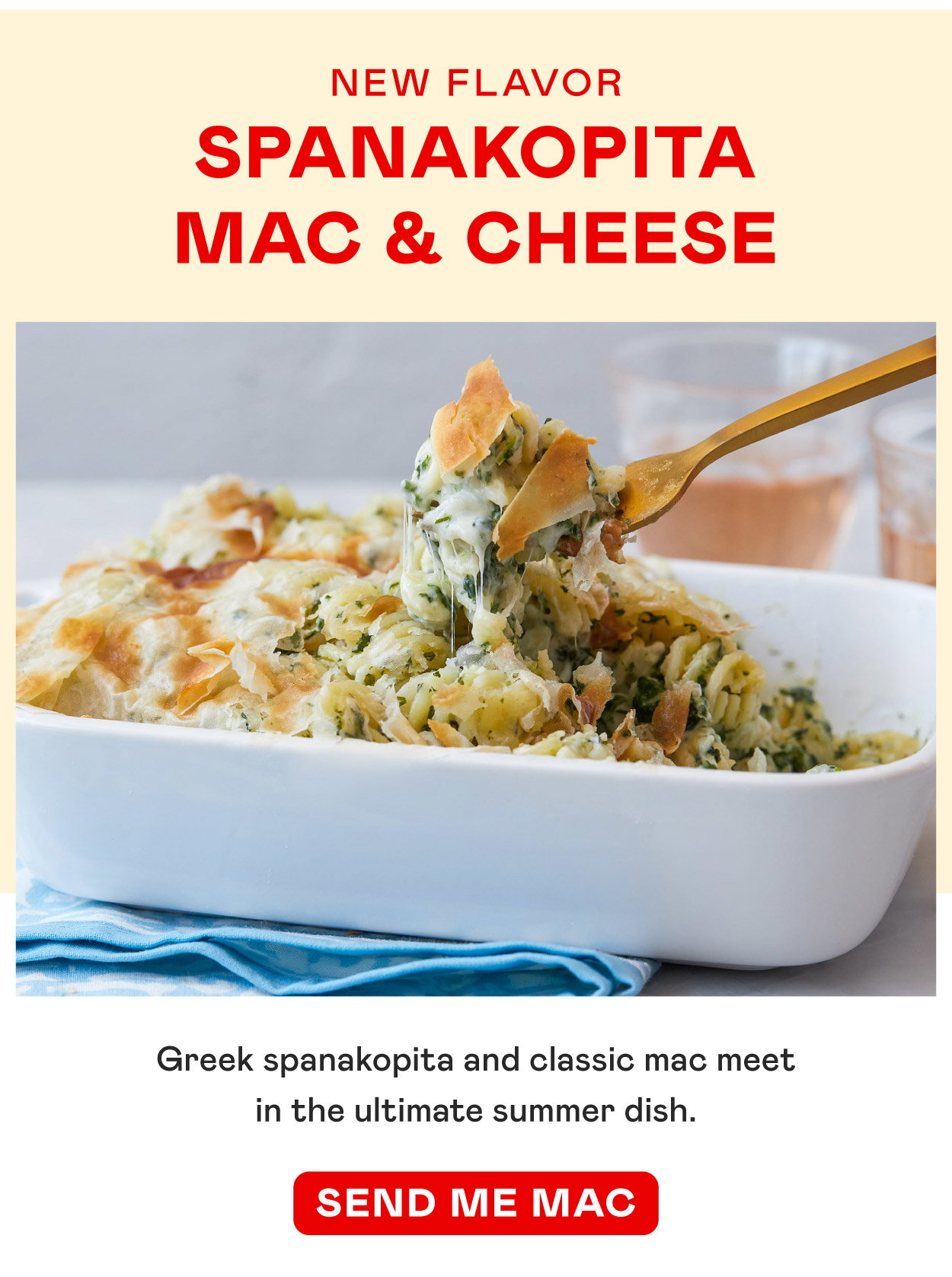 Spanakopita Mac and Cheese​
