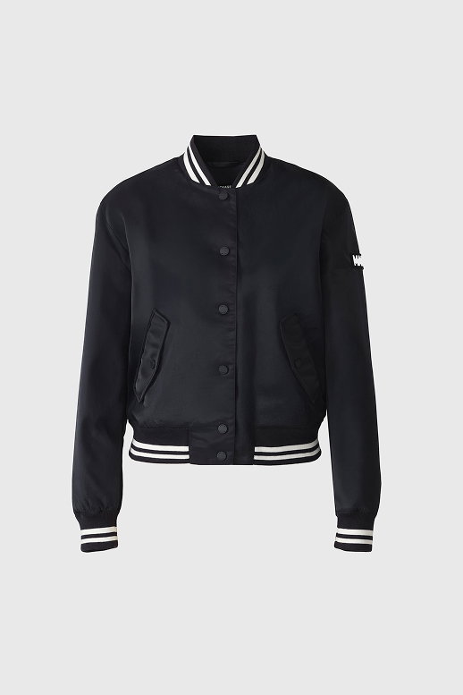 JUNIPER-SACR Satin Bomber Jacket