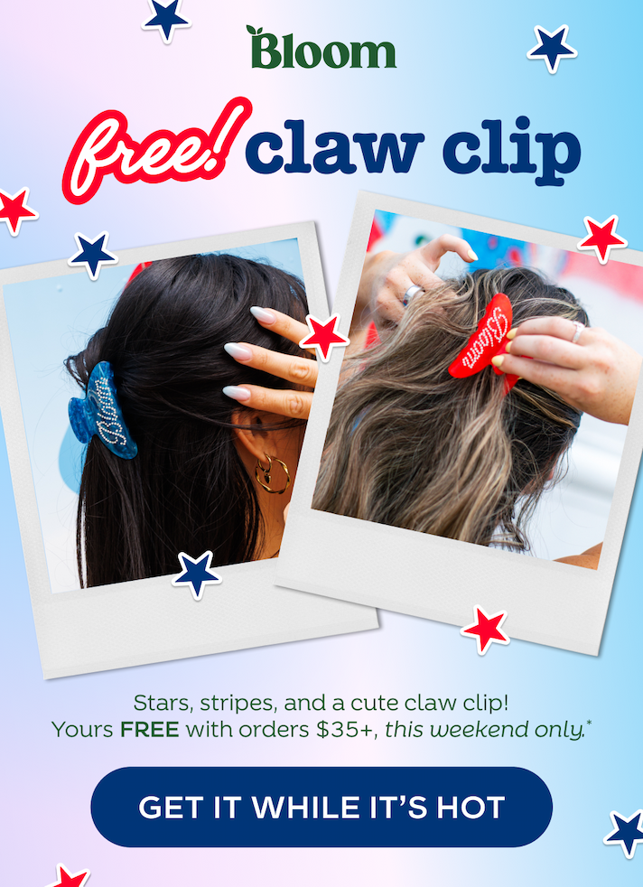 Free Claw Clip on orders $35+