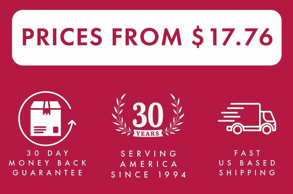 Prices From Only $17.76 - Independence Day Sale