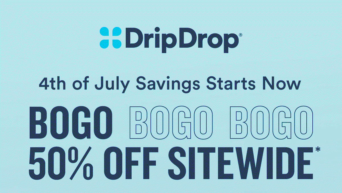 4th of July Savings Starts Now BOGO 50% off Sitewide