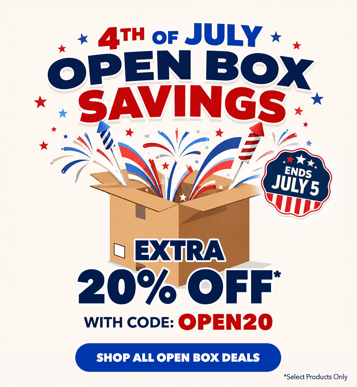Open Box Savings