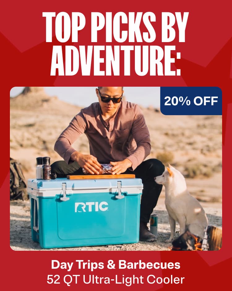 20% off 52 QT Ultra-Light Cooler