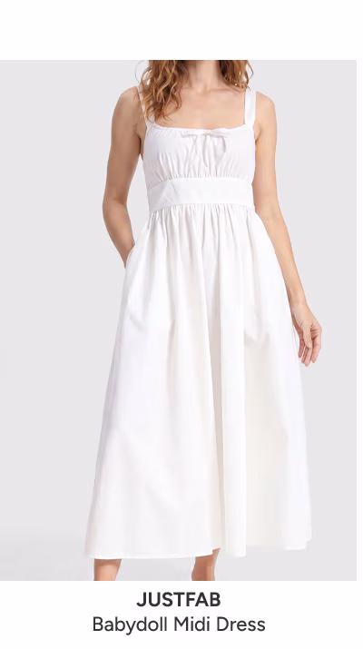 Babydoll Midi Dress