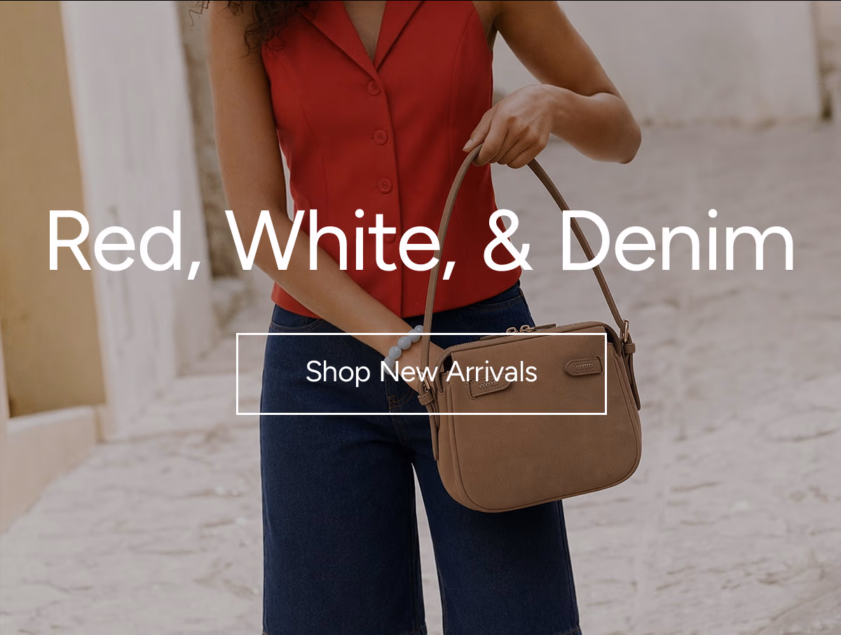 Red, White, & Denim: Shop New Arrivals