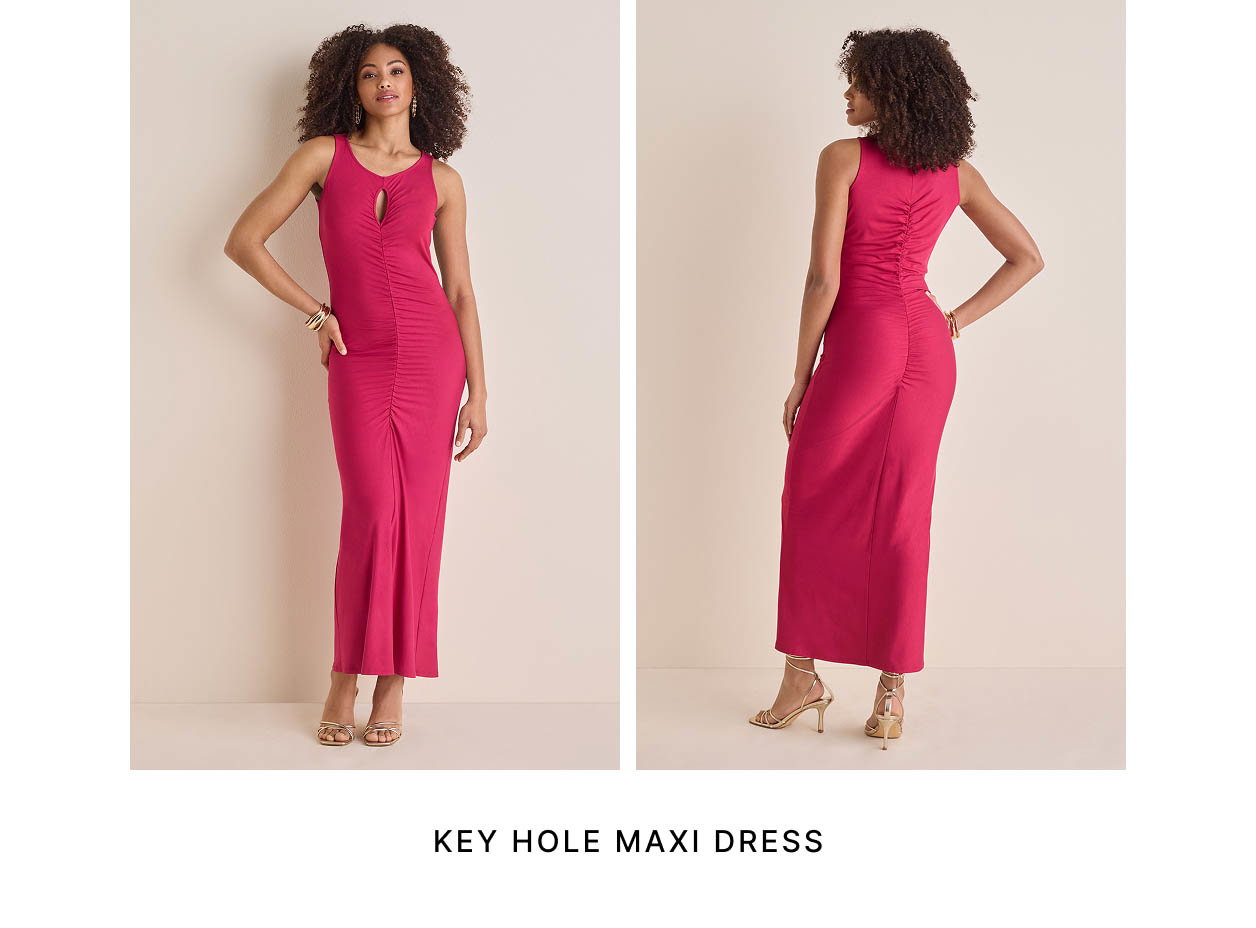 Key Hole Maxi Dress