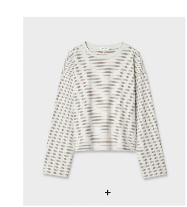 Shop Kelly Boxy Striped Long-Sleeve Tee