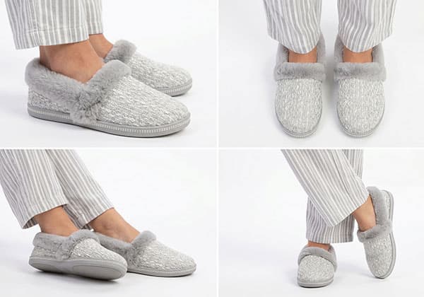Skechers Womens Cozy Campfire Crystal Sky Comfortable Slippers