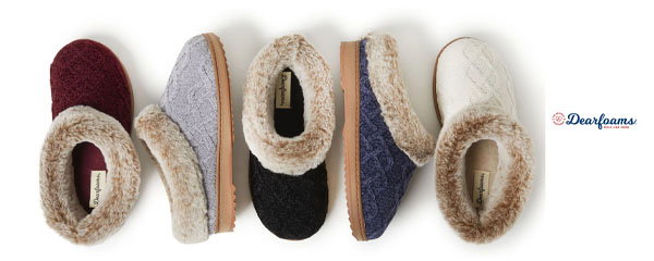 Dearfoams Womens Hannah Slippers $39.95