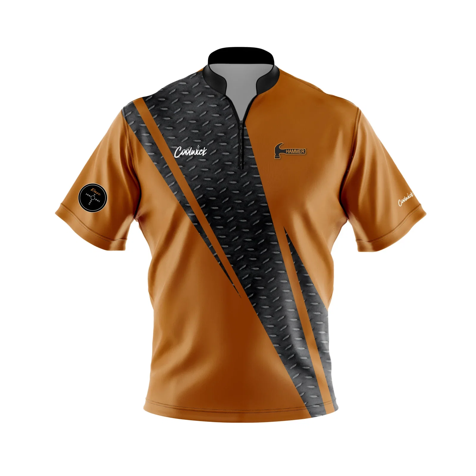 Image of Hammer Rare Collection Diamond Chest Orange CoolWick Bowling Jersey