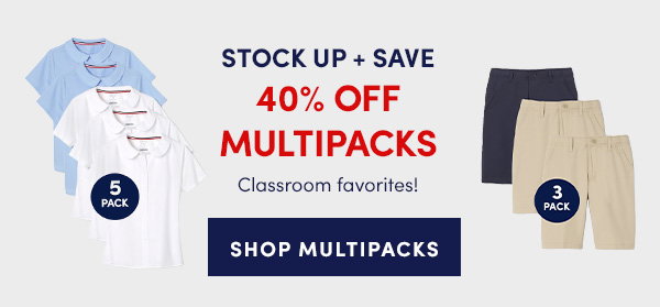 40% off multipacks