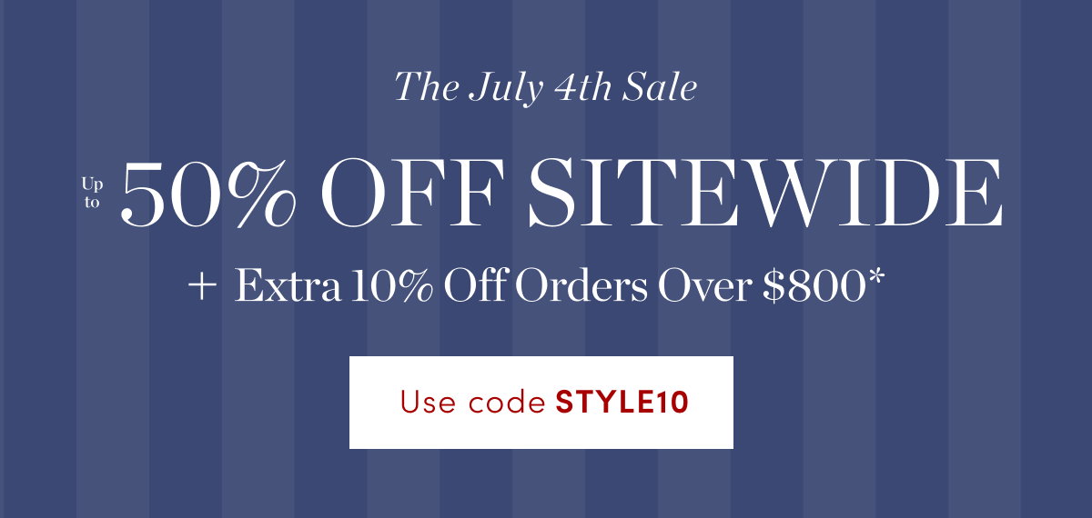 Up to 50% Off Sitewide