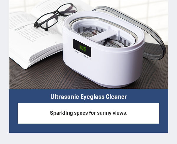Ultrasonic Eyeglass Cleaner