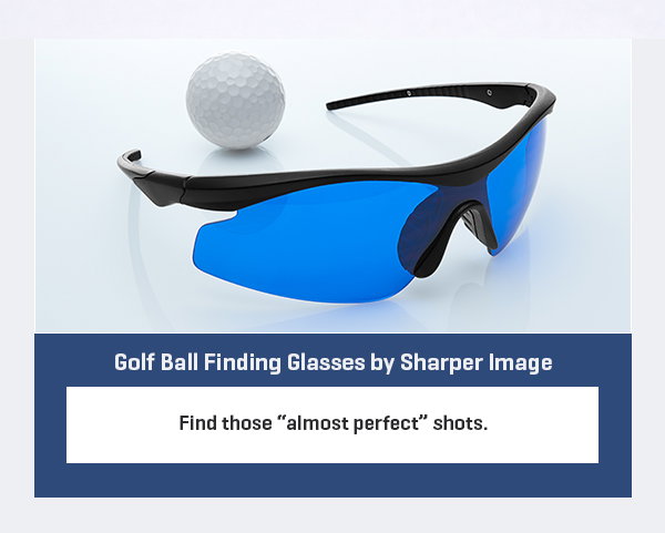 Golf Ball Finding Glasses by Sharper Image