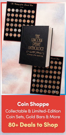 Coin Shoppe | 80+ Deals to Shop | Collectable & Limited-Edition Coin Sets, Gold Bars & More