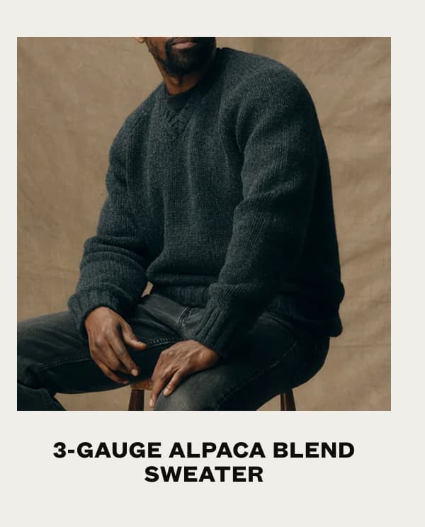 3-Gauge Alpaca Blend Sweater