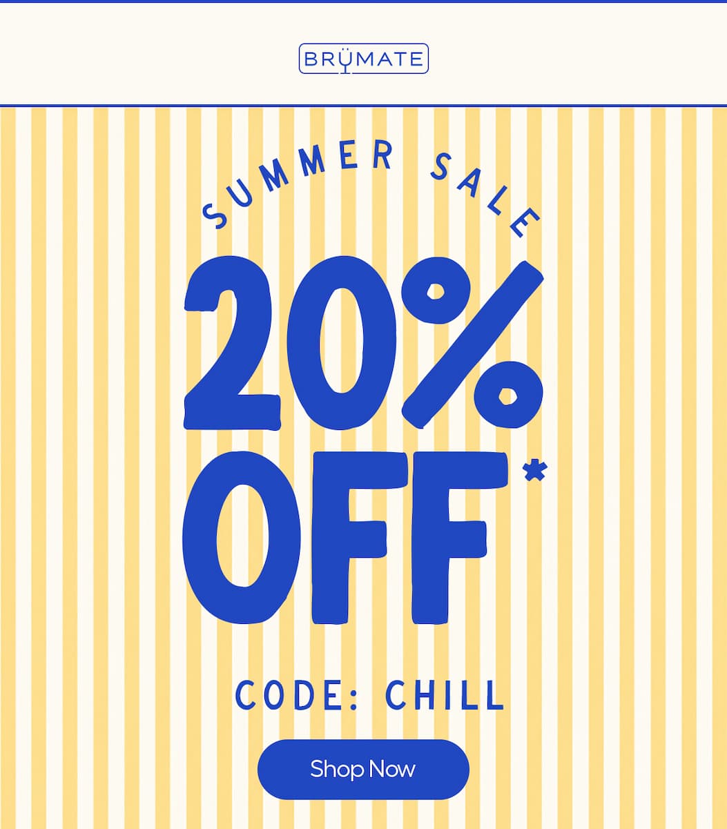 Summer Sale: 20% OFF* with Code CHILL