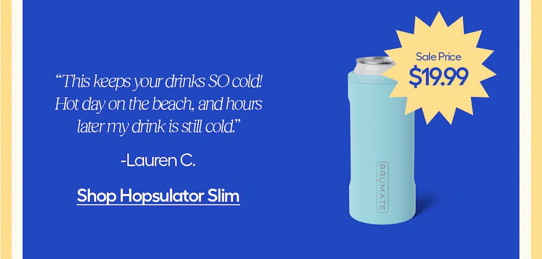 Shop Hopsulator Slim Can Cooler for $19.99
