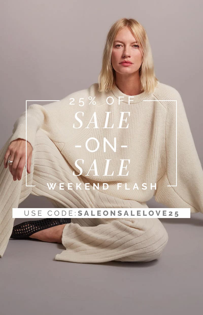 SALE ON SALE image with code SALEONSALELOVE25