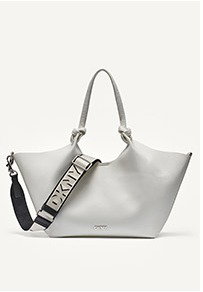 PAULA MEDIUM TOTE WITH LOGO STRAP