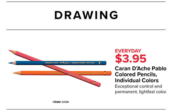 Caran D'Ache Pablo Colored Pencils, Individual Colors Everyday $3.95